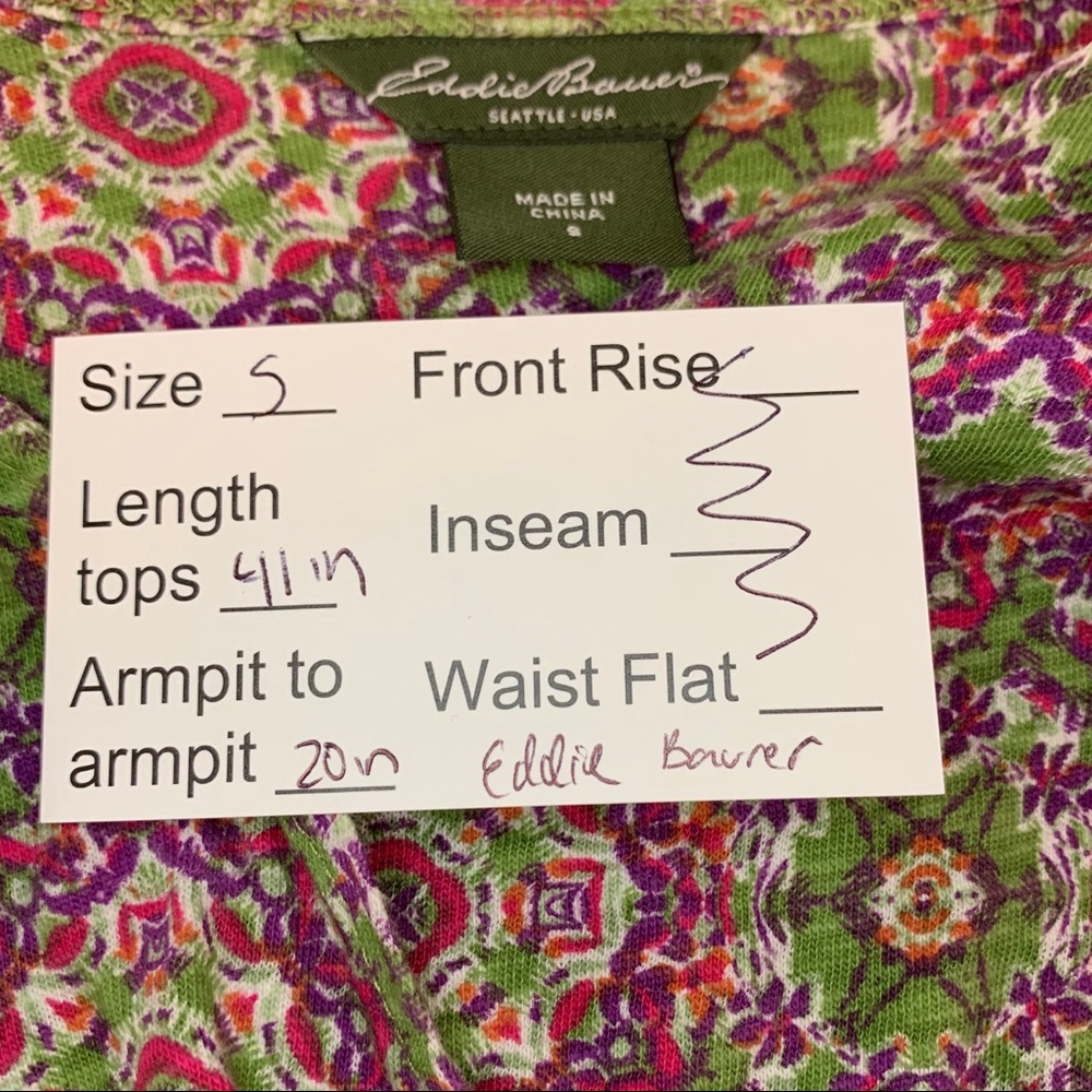 Sold Eddie Bauer | Floral Dress Size S - Picture 6 of 7